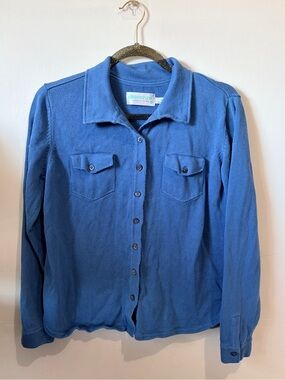 Aventura Clothing 100% Organic Cotton Fair Trade Knit Button-Down Shacket